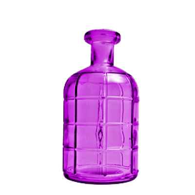 Емкость для интерьера (или ваза), d=14 h=28см., .л., стекло, цвет пурпурный