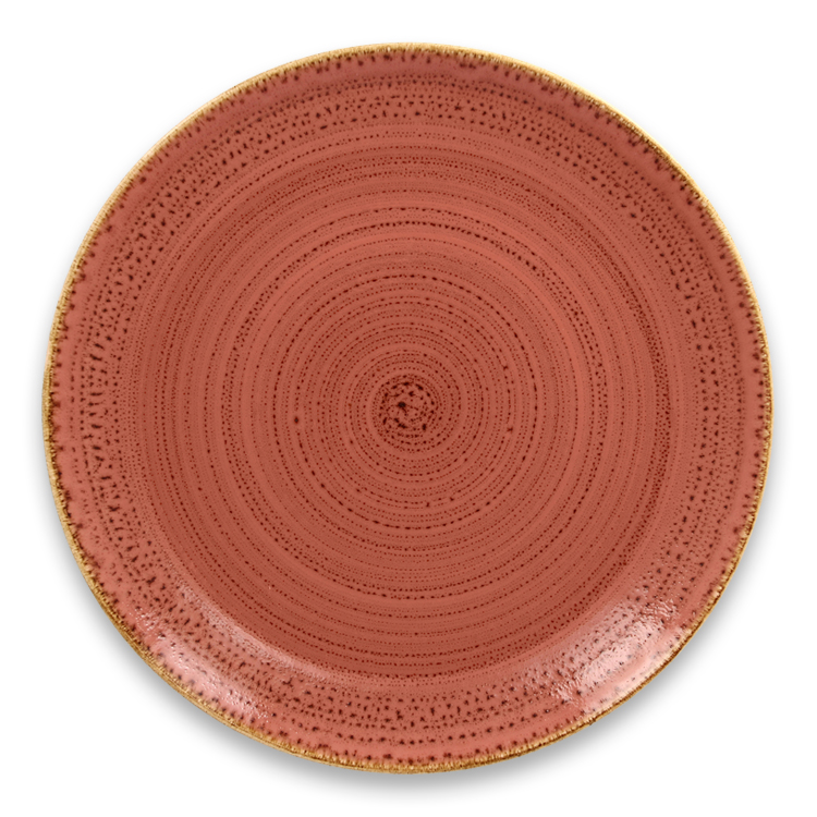 Тарелка "Coupe" круглая плоская Coral RAK Porcelain «TWIRL», D=28 см