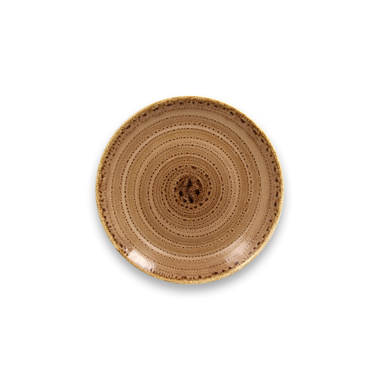 Тарелка "Coupe" круглая плоская Shell RAK Porcelain «TWIRL», D=15 см