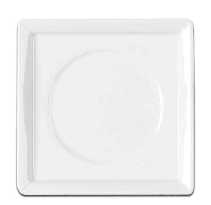 Блюдце квадратное RAK Porcelain «Minimax», 14x14 см