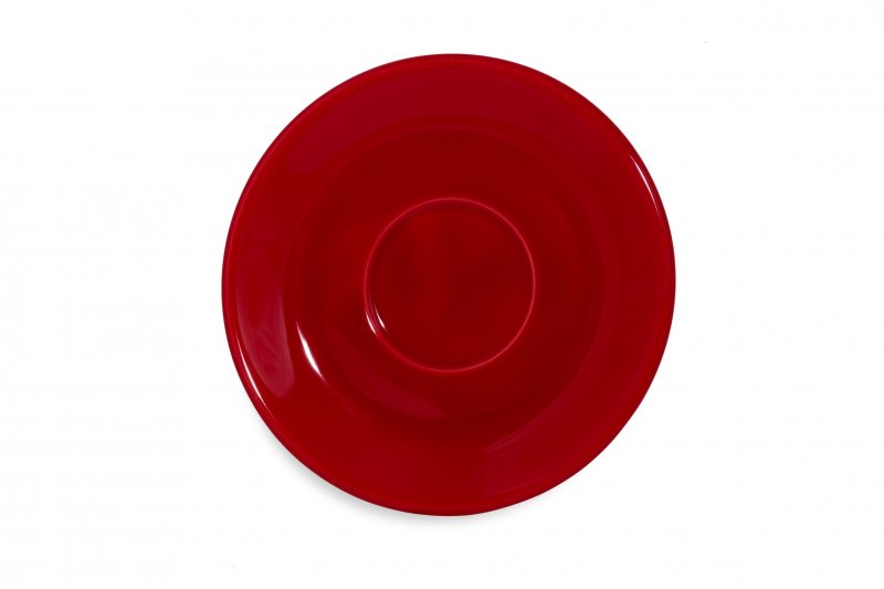 Блюдце d=15см для чашек объемом 230мл цвет красный SandStone «Lantana»