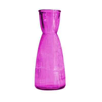  Емкость для интерьера (или ваза), h=25см., 0.9л л., стекло, цвет пурпурный
