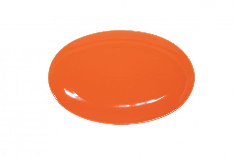 Тарелка "Coupe" овальная 30см, цвет оранжевый SandStone «Lantana»