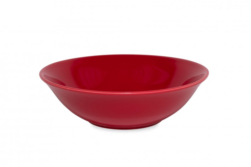 Салатник круглый d=18см, объем 500мл цвет красный SandStone «Lantana»