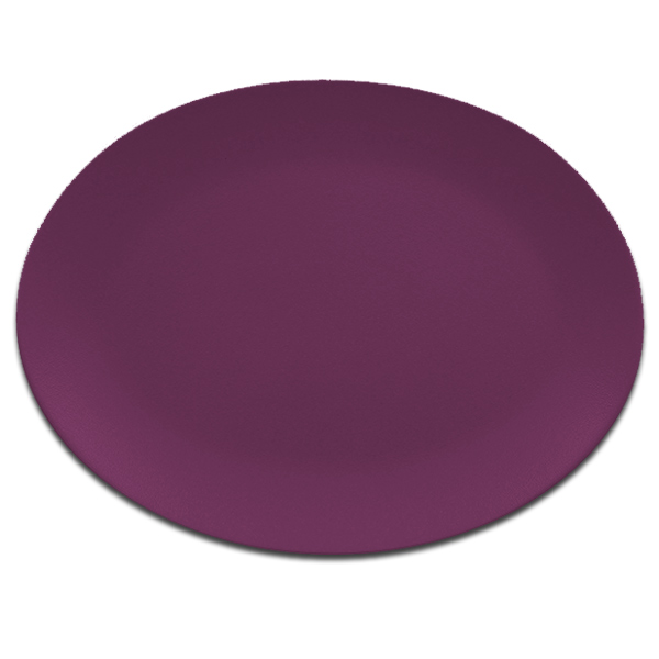 Тарелка овальная плоская фиолетовая RAK Porcelain «NeoFusion Mellow», 36x27 см