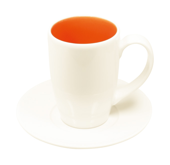 Кружка оранжевая RAK Porcelain «Samba», 300 мл