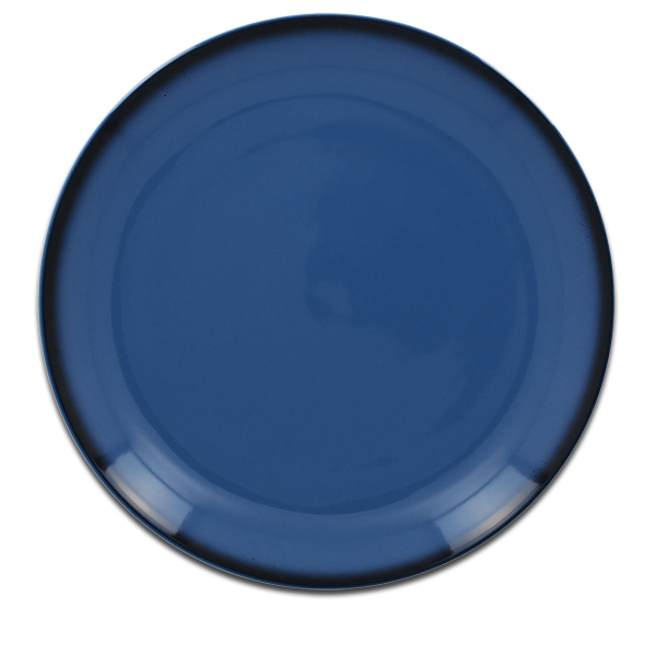 Тарелка круглая плоская синяя RAK Porcelain «Lea», D=31 см