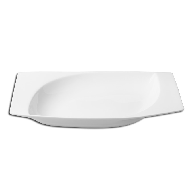 Тарелка прямоугольная глубокая RAK Porcelain «Mazza», 32x21 см