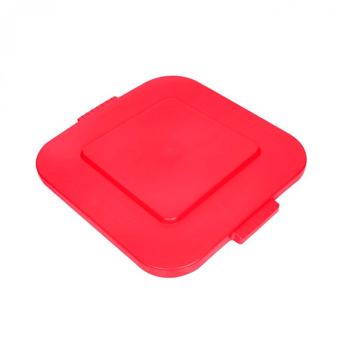 Крышка с защелкой для контейнера арт.FG352600 красная Rubbermaid «BRUTE», 56x56 см, H=5 см
