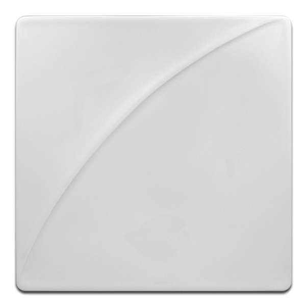Тарелка квадратная плоская RAK Porcelain «Moon», 27x27 см