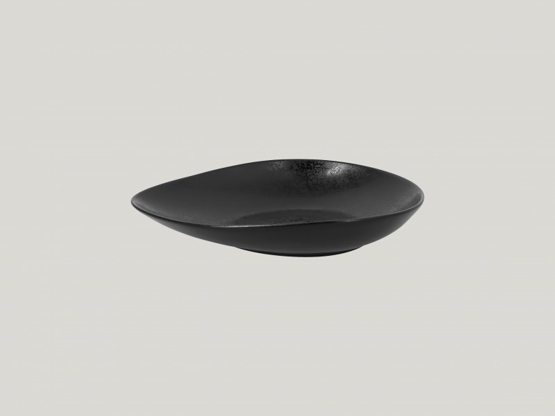 Салатник ассиметричный черный 25х21см объем 750мл RAK Porcelain «Suggestions»
