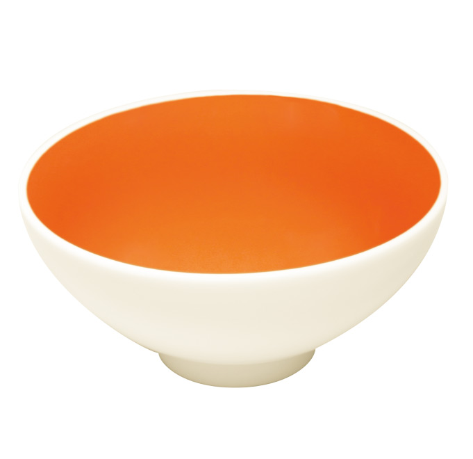 Салатник круглый оранжевый RAK Porcelain «Samba», 280 мл