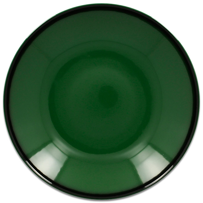 Тарелка "Coupe" глубокая зеленая RAK Porcelain «Lea», D=30 см, 1,9 л