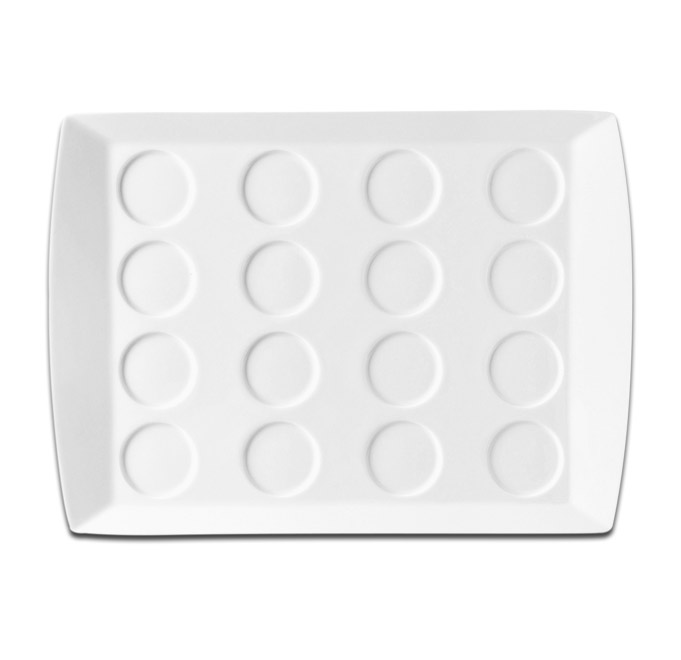 Тарелка для 16-ти закусок RAK Porcelain «Minimax», 39x28 см