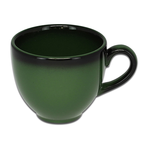 Чашка круглая зеленая RAK Porcelain «Lea», 200 мл