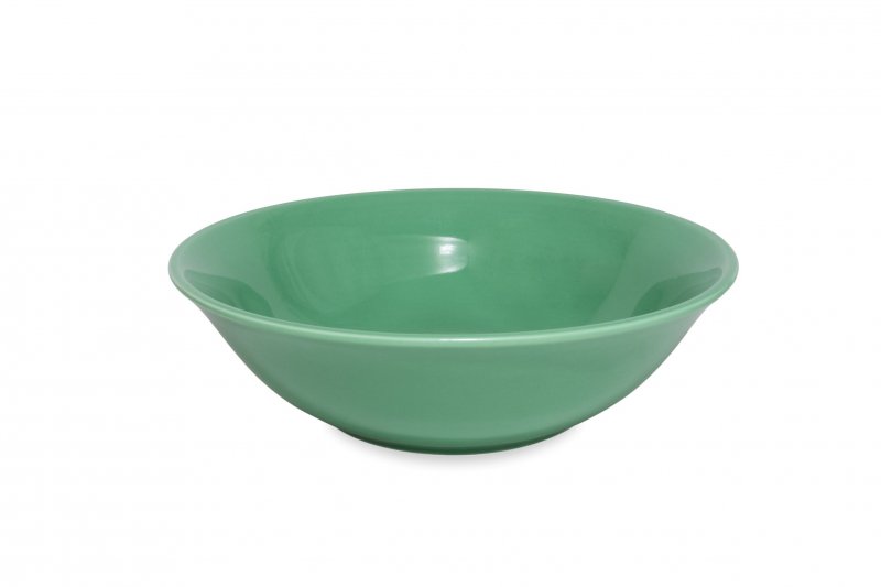 Салатник круглый d=18см, объем 500мл цвет зеленый SandStone «Lantana»