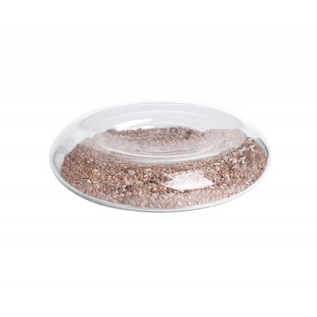Блюдо круглое c песком внутри для сервировки Pordamsa «Blown Glass», D=16,5 см