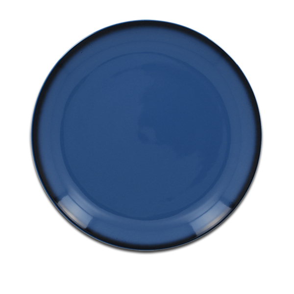 Тарелка круглая плоская синяя RAK Porcelain «Lea», D=24 см