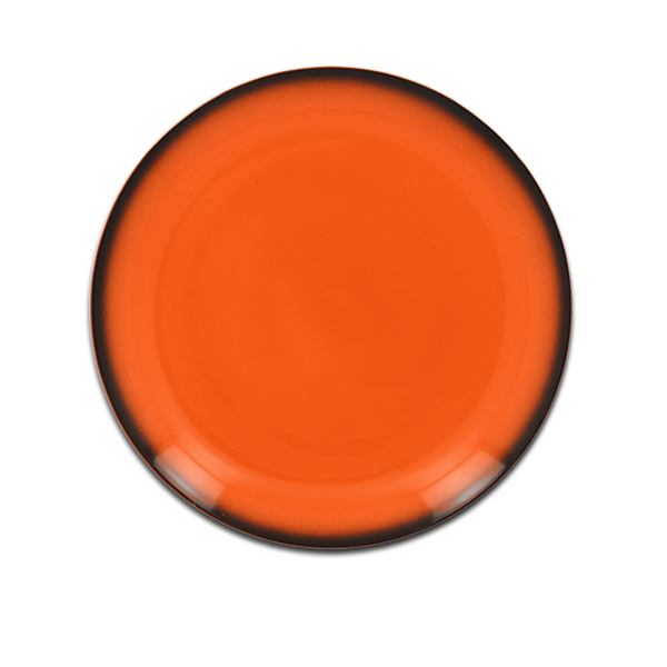 Тарелка круглая плоская оранжевая RAK Porcelain «Lea», D=18 см