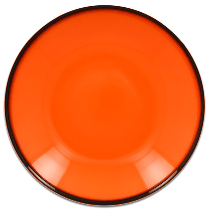 Тарелка "Coupe" глубокая оранжевая RAK Porcelain «Lea», D=30 см, 1,9 л