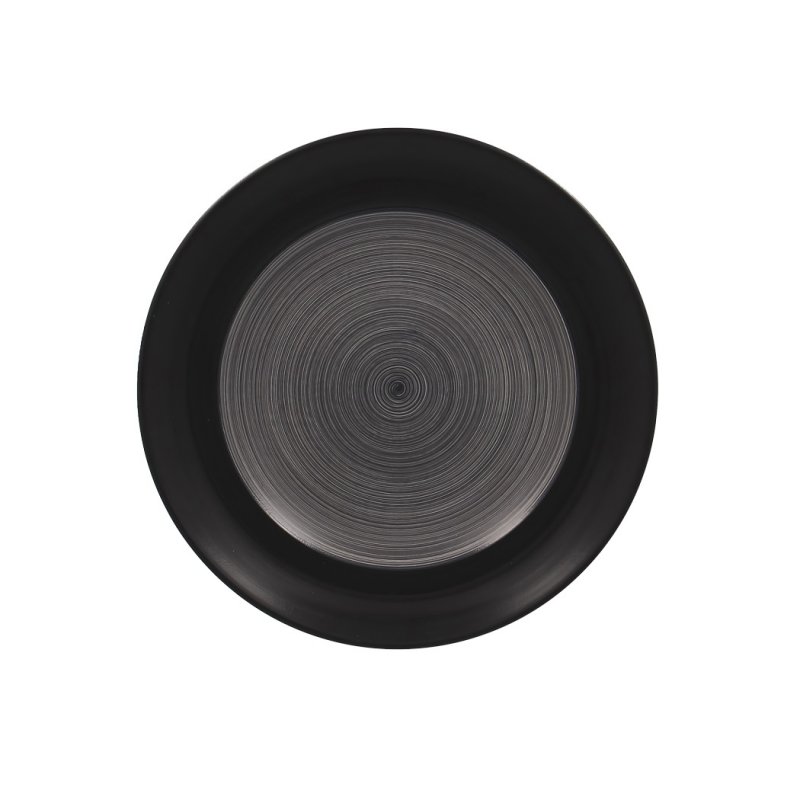 Тарелка круглая, плоская серая Trinidad Rak Porcelain, D=24