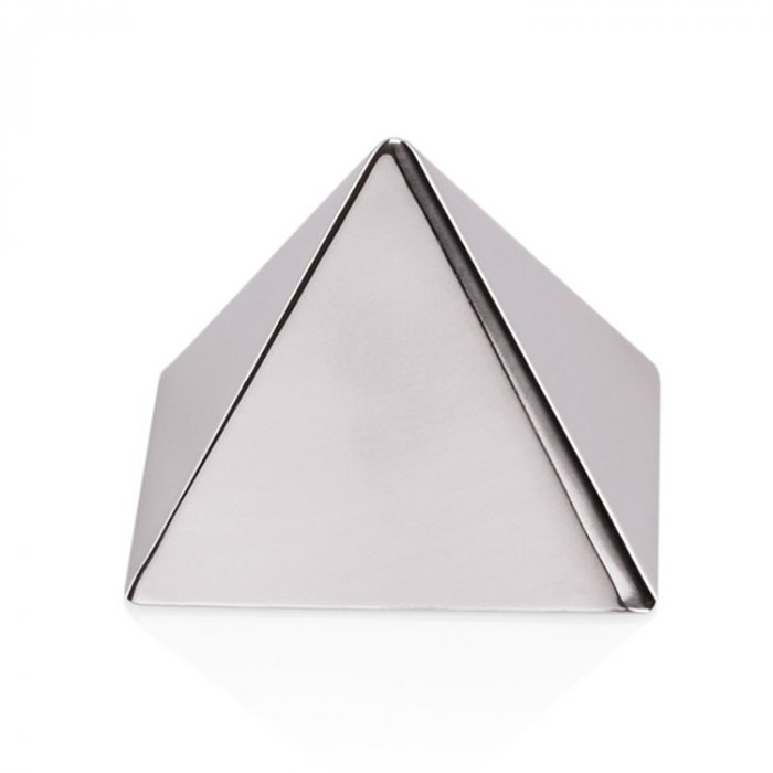 Форма кондитерская «Пирамида» нерж WAS, 6х6 см, H=6 см, 70 мл