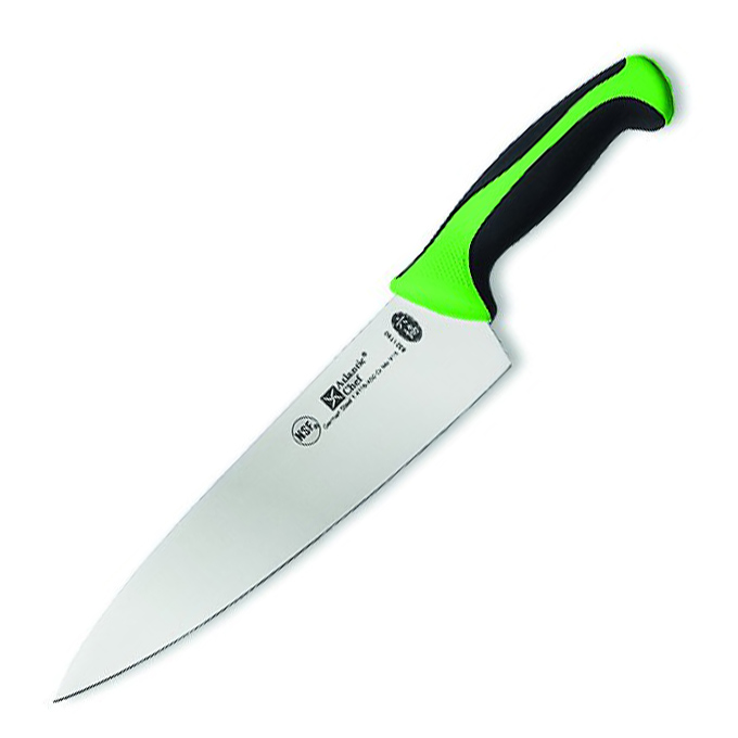 Нож поварской с зелено-черной ручкой Atlantic Chef, L=25 cм
