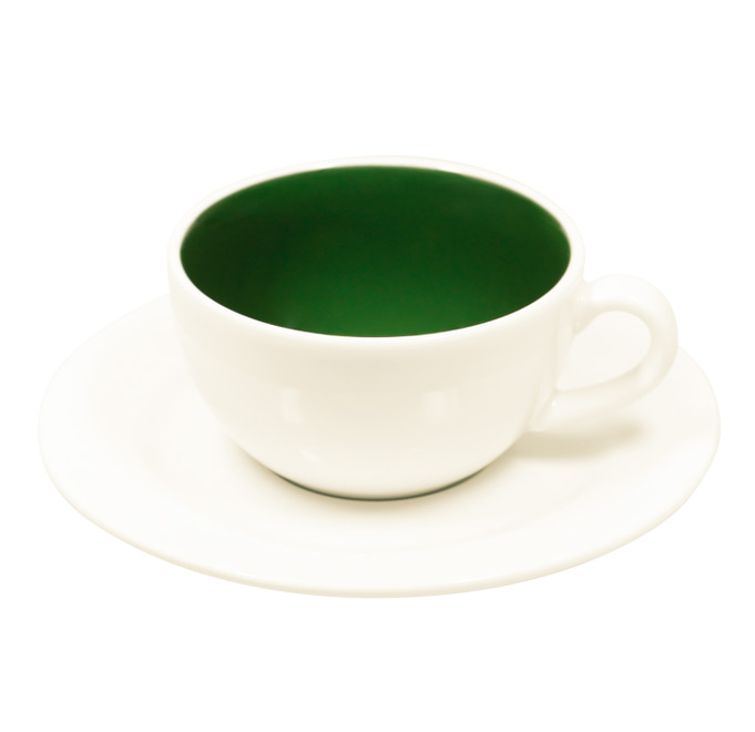 Чашка темно зеленая RAK Porcelain «Samba», 220 мл