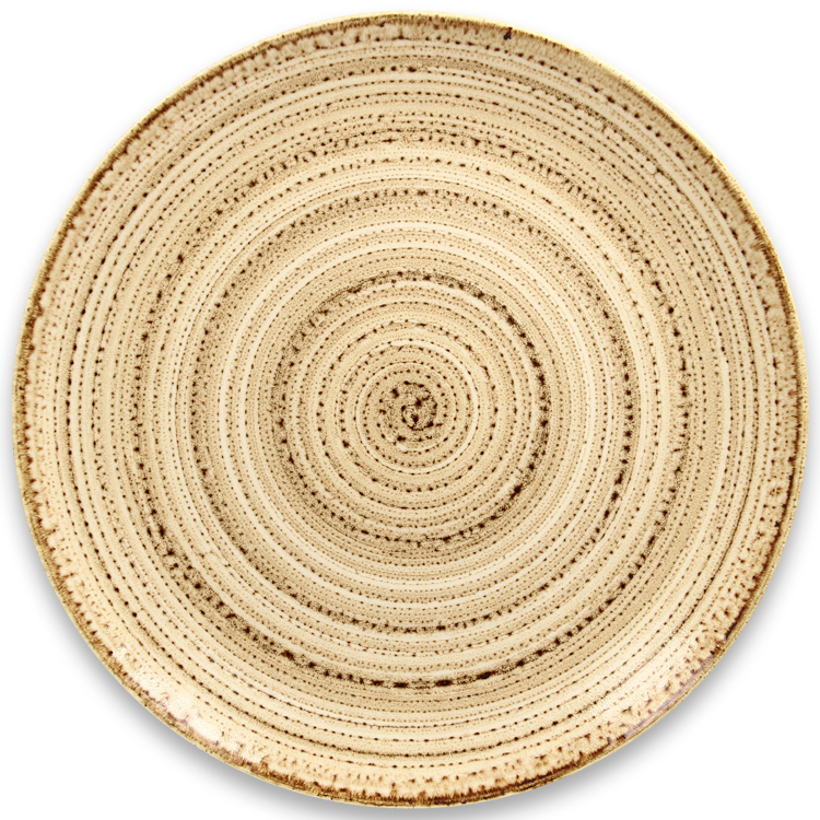 Тарелка "Coupe" круглая плоская Beach RAK Porcelain «TWIRL», D=31 см