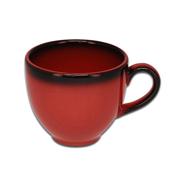 Чашка круглая красная RAK Porcelain «Lea», 90 мл