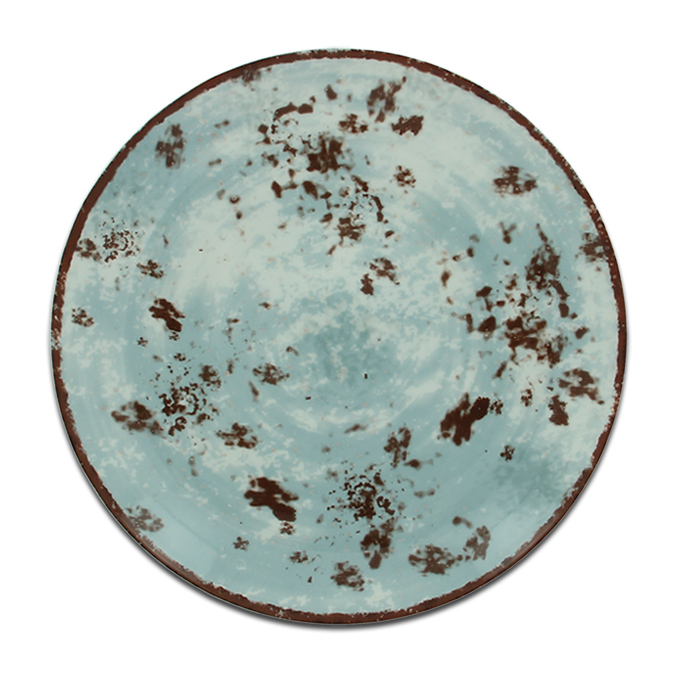 Тарелка круглая голубая RAK Porcelain «Peppery», D=15 см