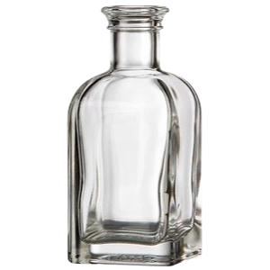 Бутылочка 4.9х4.9 h=11см объем 100мл. стекло прозрачное. Zieher,Германия Цена за 12шт.