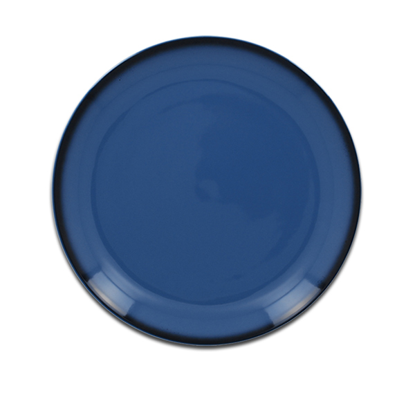 Тарелка круглая плоская синяя RAK Porcelain «Lea», D=18 см