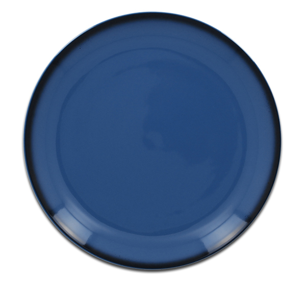 Тарелка круглая плоская синяя RAK Porcelain «Lea», D=29 см