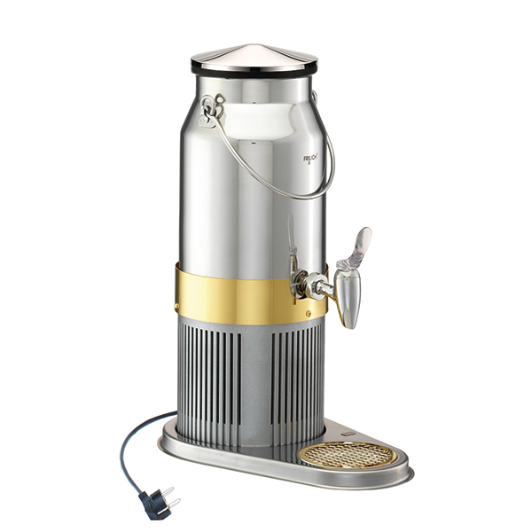 Диспенсер для молока с электрич.системой охлаждения и перемешивания «Gold» Frilich, 5 л, 23,5x37 см