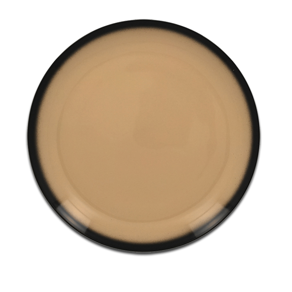Тарелка круглая плоская бежевая RAK Porcelain «Lea», D=24 см
