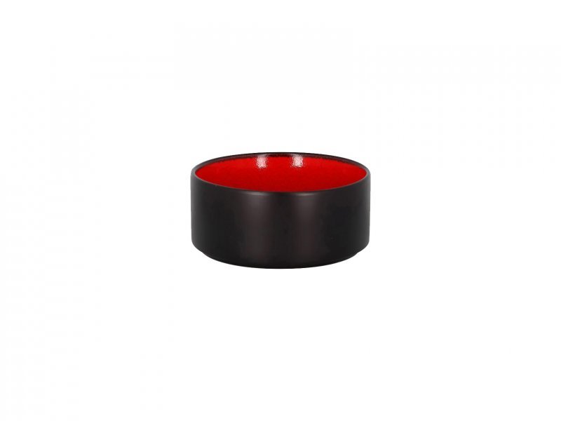 Салатник объем 1.0л. d=16см цвет черный/красный RAK Porcelain «Fire»