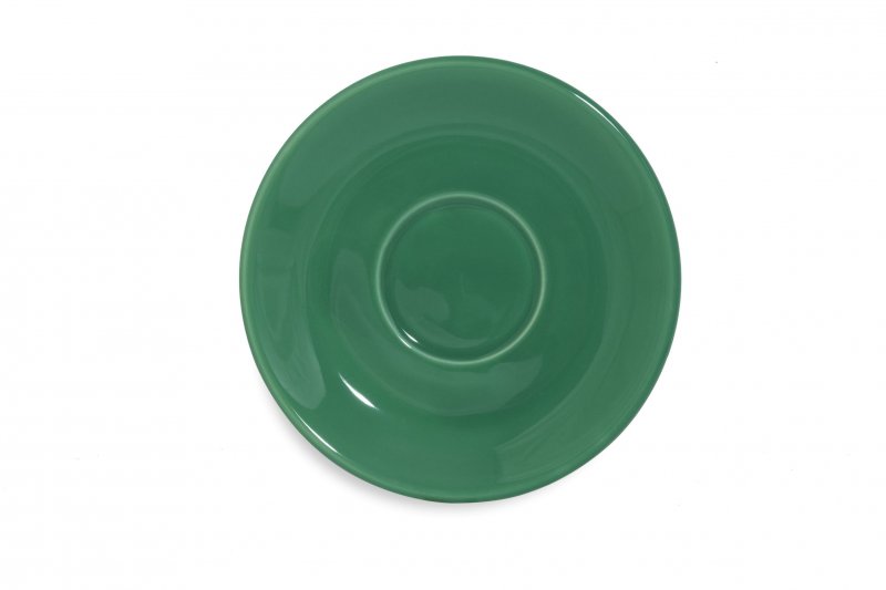 Блюдце d=15см для чашек объемом 230мл цвет зеленый SandStone «Lantana»