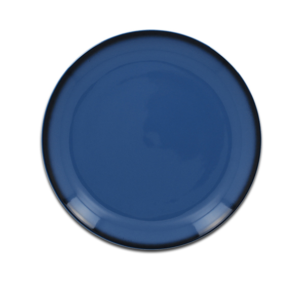 Тарелка круглая плоская синяя RAK Porcelain «Lea», D=15 см