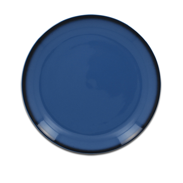 Тарелка круглая плоская синяя RAK Porcelain «Lea», D=21 см