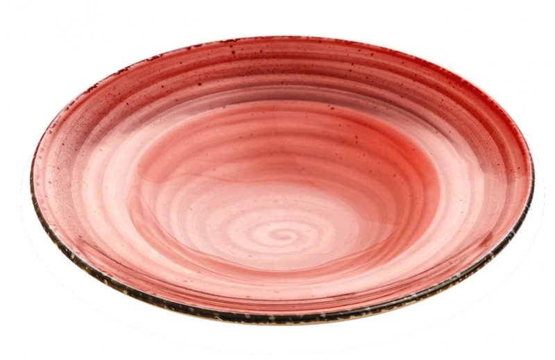 Тарелка круглая глубокая d=26cм. "Avanos Red" Gural,Турция  