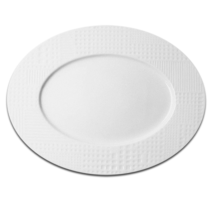 Тарелка овальная RAK Porcelain «Pixel», 34x22 см