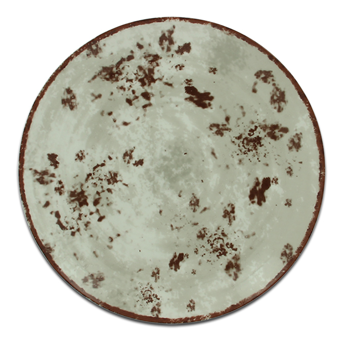 Тарелка круглая серая RAK Porcelain «Peppery», D=21 см