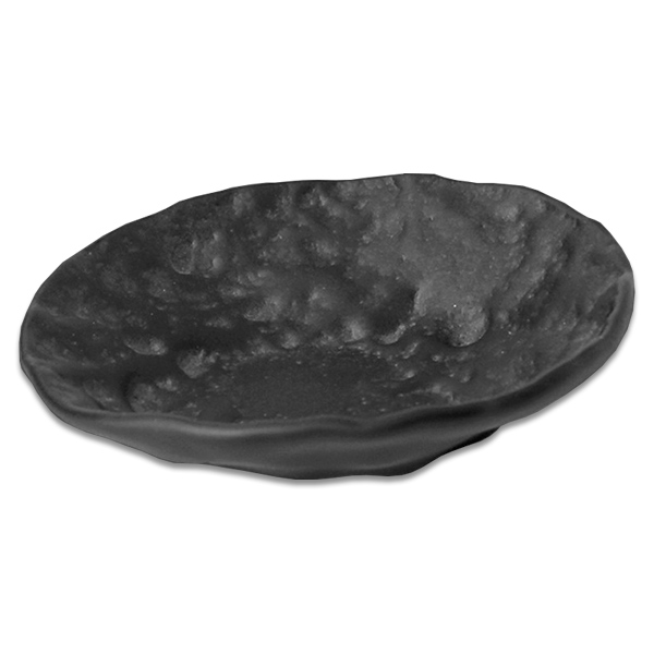 Салатник черный Pordamsa «Crater», 35 мл, D=10 см