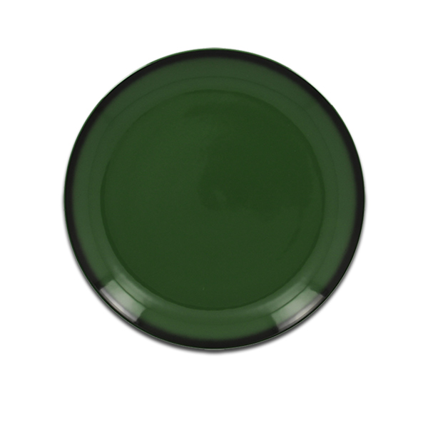 Тарелка круглая плоская зеленая RAK Porcelain «Lea», D=18 см
