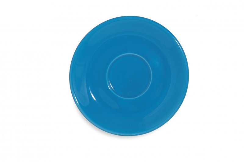Блюдце d=15см для чашек объемом 230мл цвет голубой SandStone «Lantana»