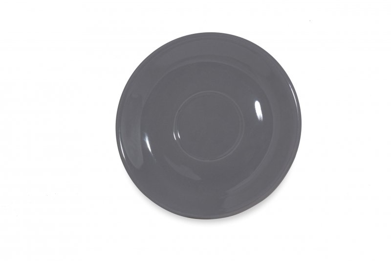 Блюдце d=15см для чашек объемом 230мл цвет серый SandStone «Lantana»