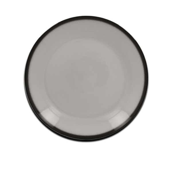 Тарелка круглая плоская серая RAK Porcelain «Lea», D=18 см