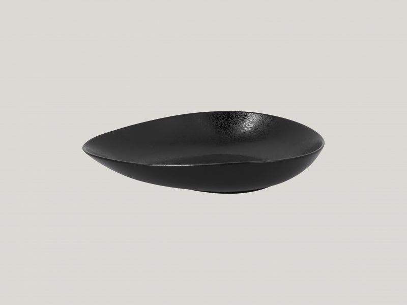 Салатник ассиметричный черный 28х23см объем 1.2л RAK Porcelain «Suggestions»