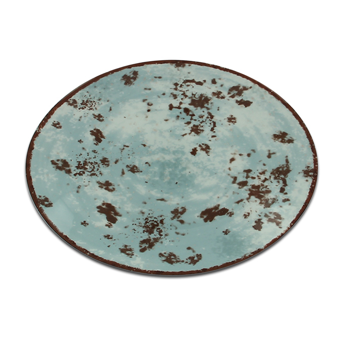 Тарелка овальная голубая RAK Porcelain «Peppery», 21x15 см